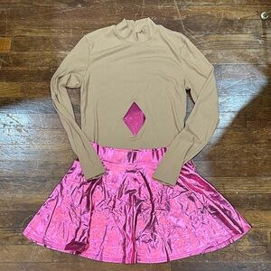 Customized Pink Troll Costume (Kit Kat name on back)